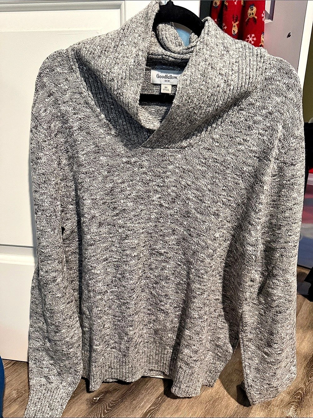 Jones New York Cowl Neck Sweater in Gray Like New